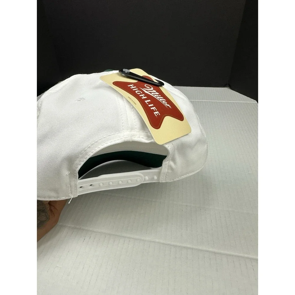Miller High Life Rope Snapback Hat Made The American Way Beer Trucker Cap NEW